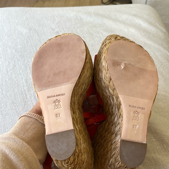 Revolve NWT Paloma Barcelo High Platform Wedge Espadrille Comfortable SEXY ❤️🔥 - Picture 10 of 13